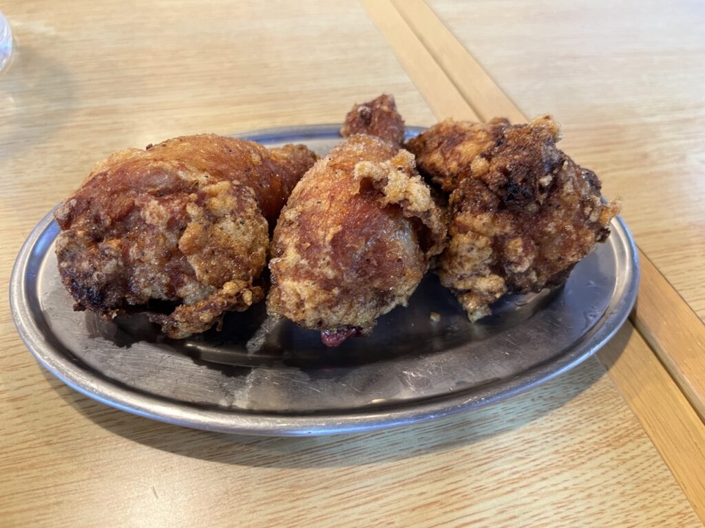 骨付から揚げ（3個270円）